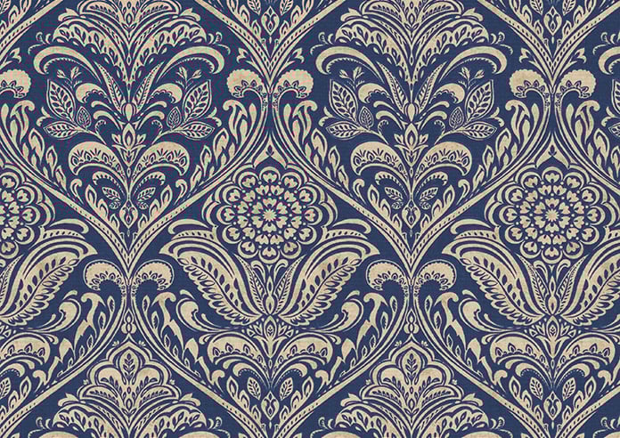 Hathaway, Indigo - Twist&Fit Roman Blind - Image 8